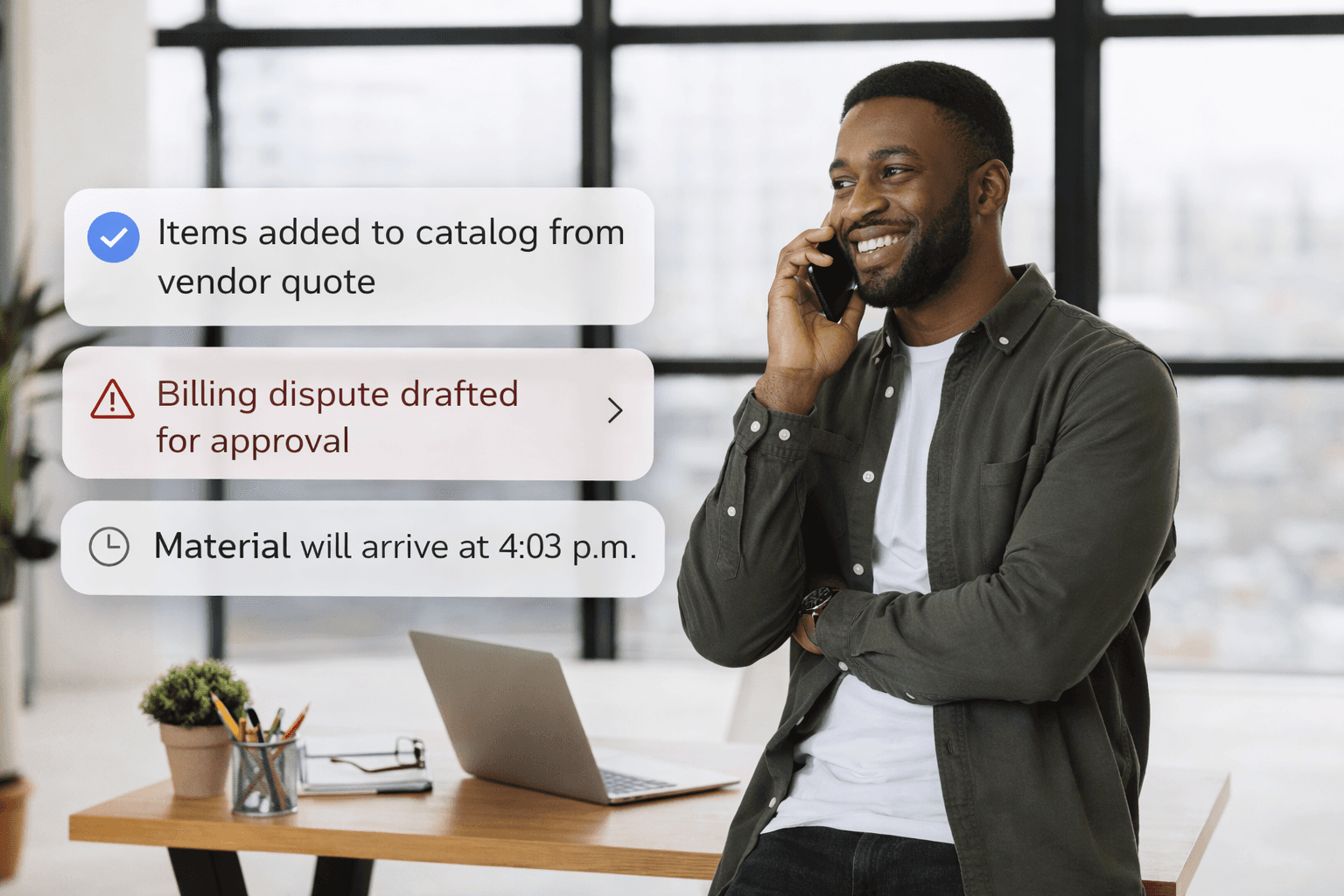 Service provider on phone